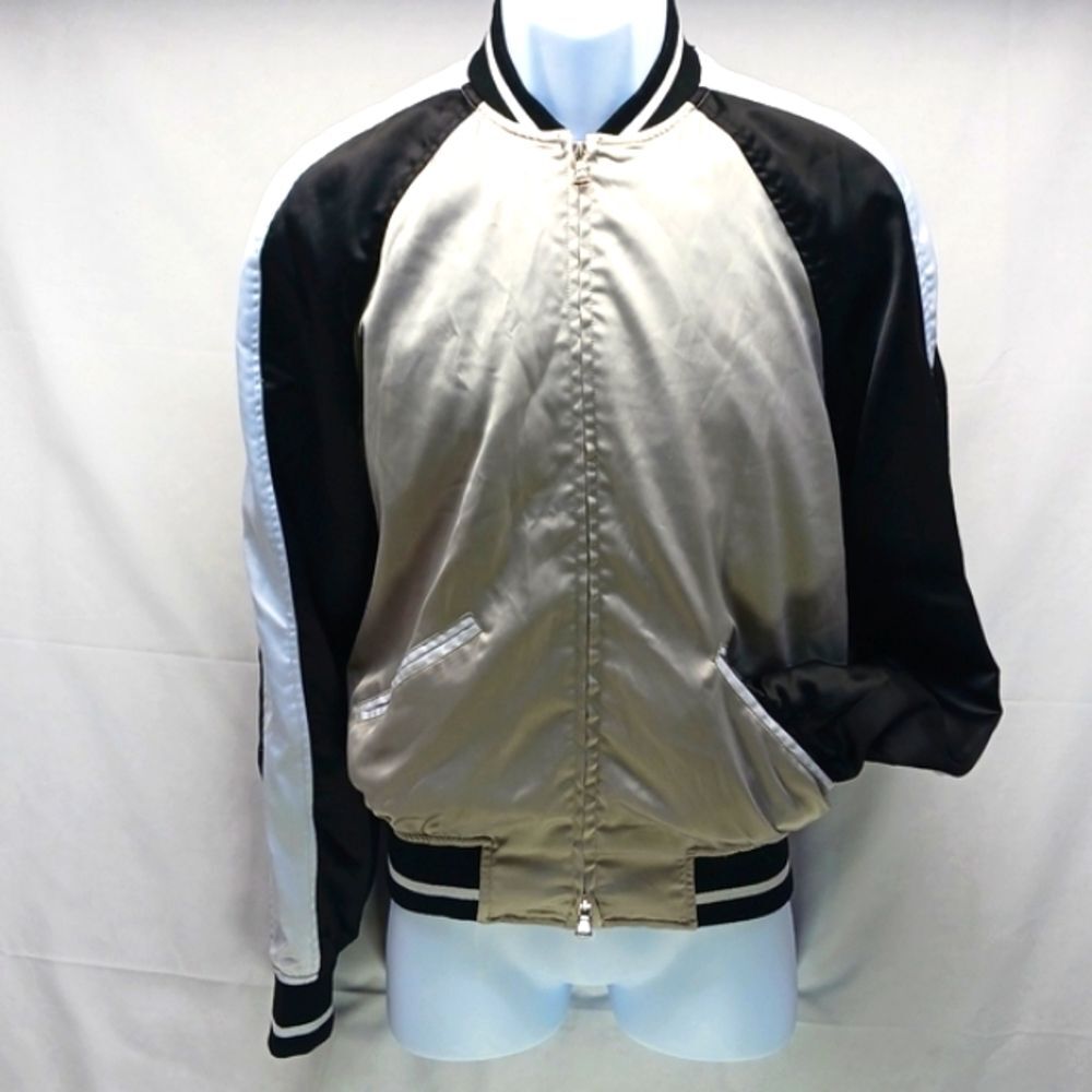 Lifted Anchors Bomber Varsity Jacket. Size Small.Souvenir jacket, baseball-style